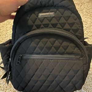 Vera Bradley Black Quilted Backpack
